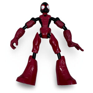 Hasbro Marvel Spider-Man Bend and Flex Miles Morales Action Figure 6" Loose 2019
